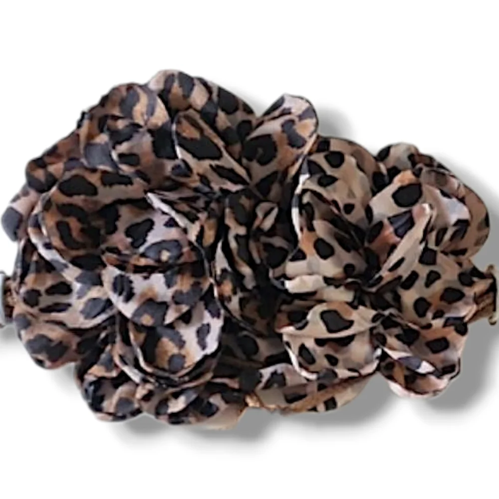 ZARA Double Flower Animal Print Necklace - Picture 4 of 16